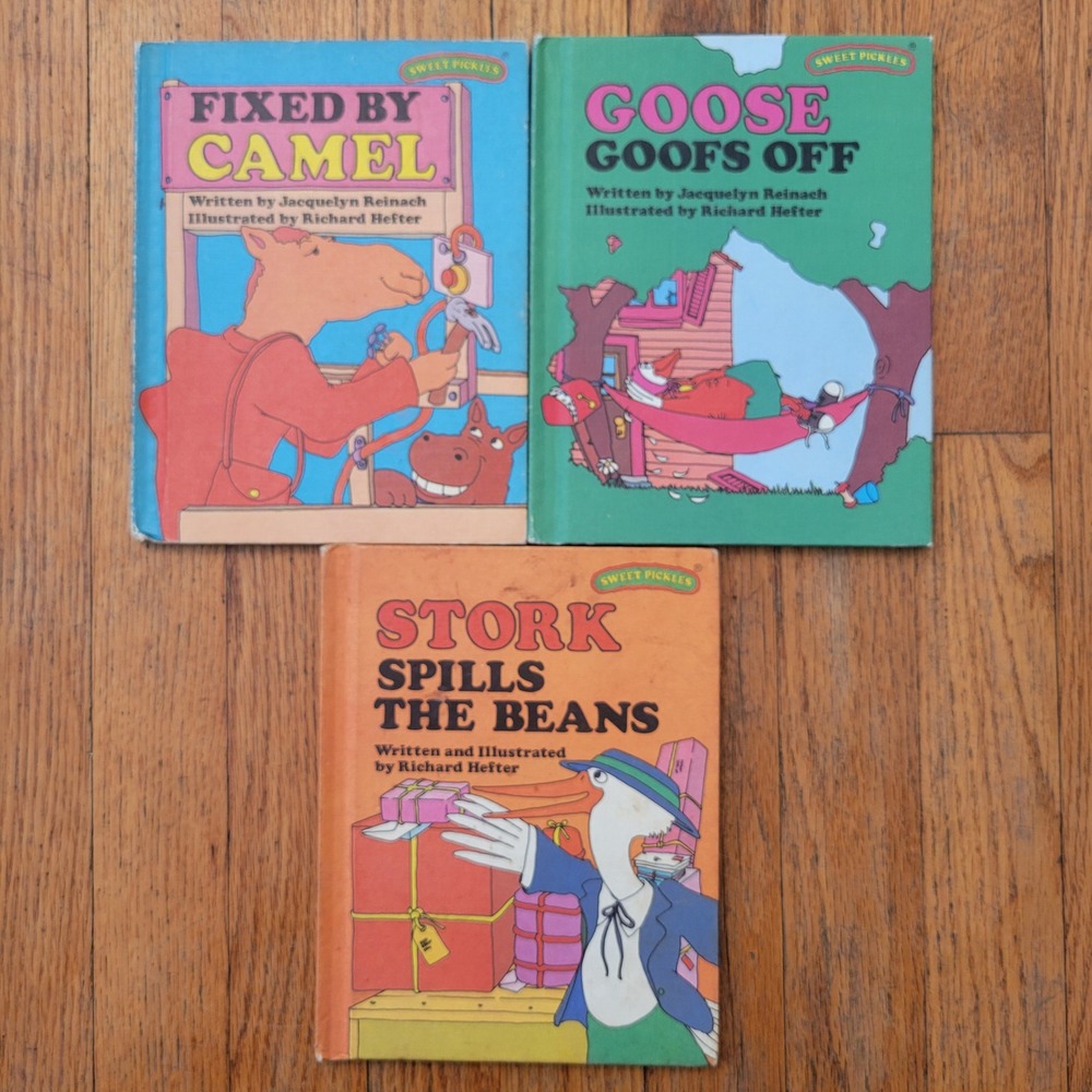 3 Sweet Pickles Books Weekly Reader Home School Character Lesson Teacher Gift